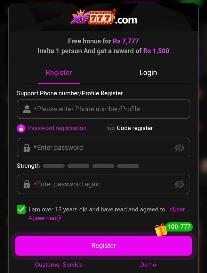 Xf77 Game Download (Official Earning App) In Pakistan 3 xf77 registration guide